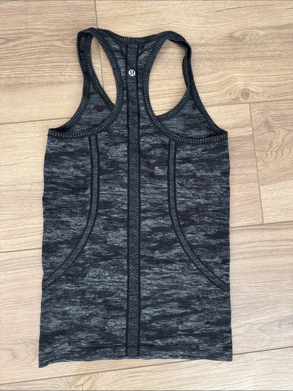 lululemon athletica Black Heather Racerback Tank - Picture 2 of 3